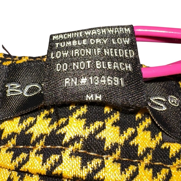 Women’s Body by US yellow & black houndstooth print size‎ XL - Picture 3 of 14